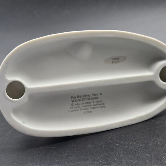 Precious Moments 1984 Im Sending You A White Christmas Mail Letter - Picture 6 of 7